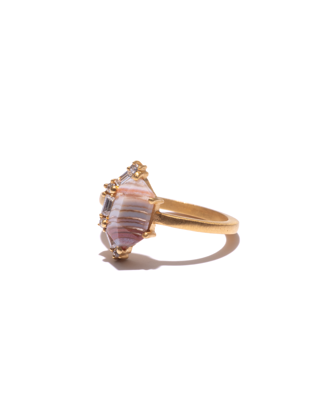 BANDED RING - Dryhead Agate -  #127