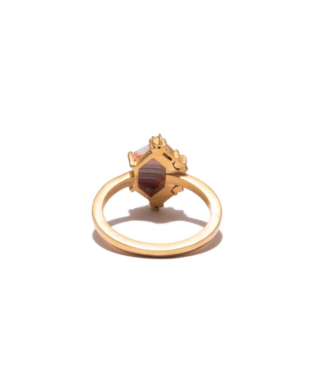 BANDED RING - Dryhead Agate -  #127
