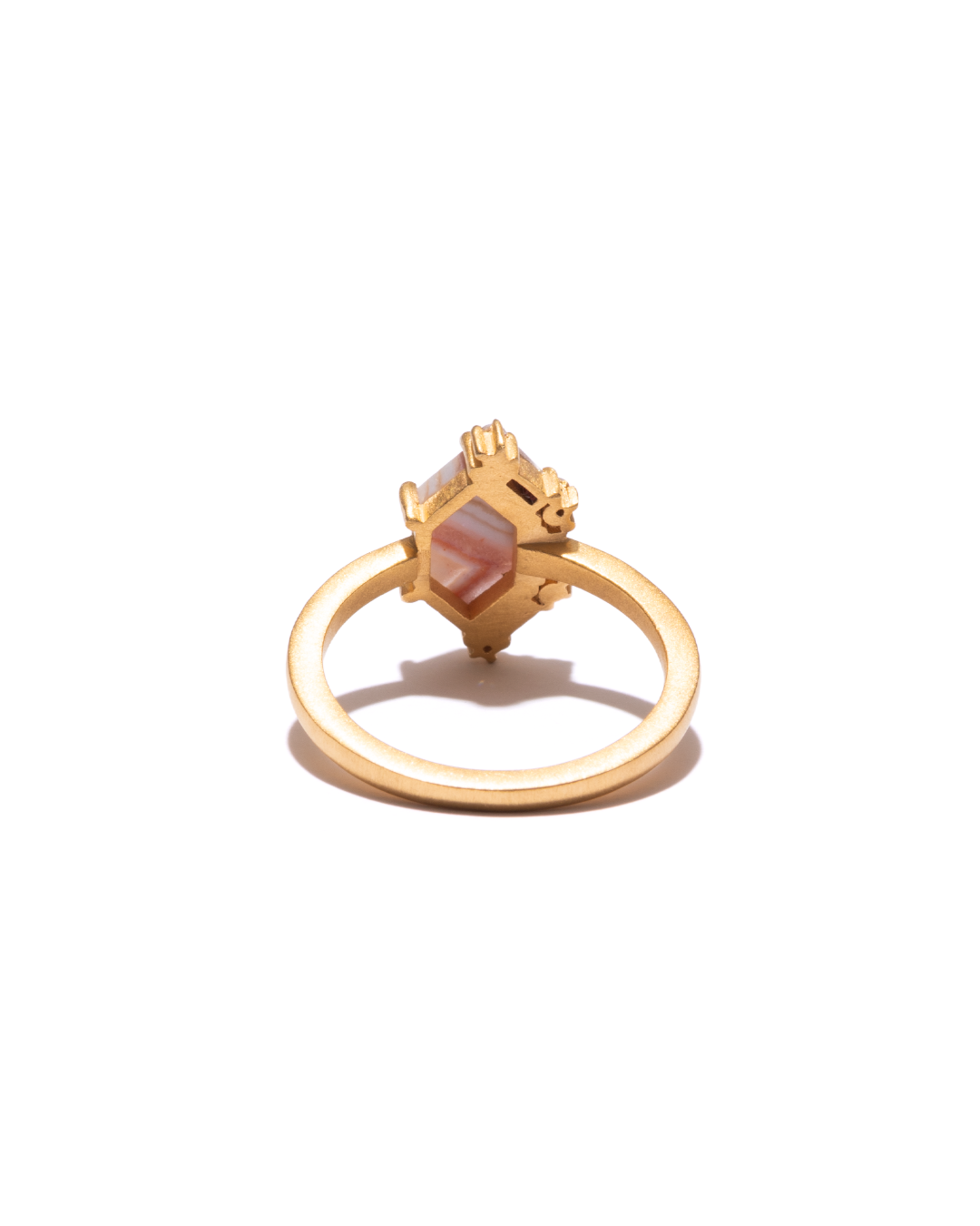 BANDED RING  -  Dryhead Agate -  #126