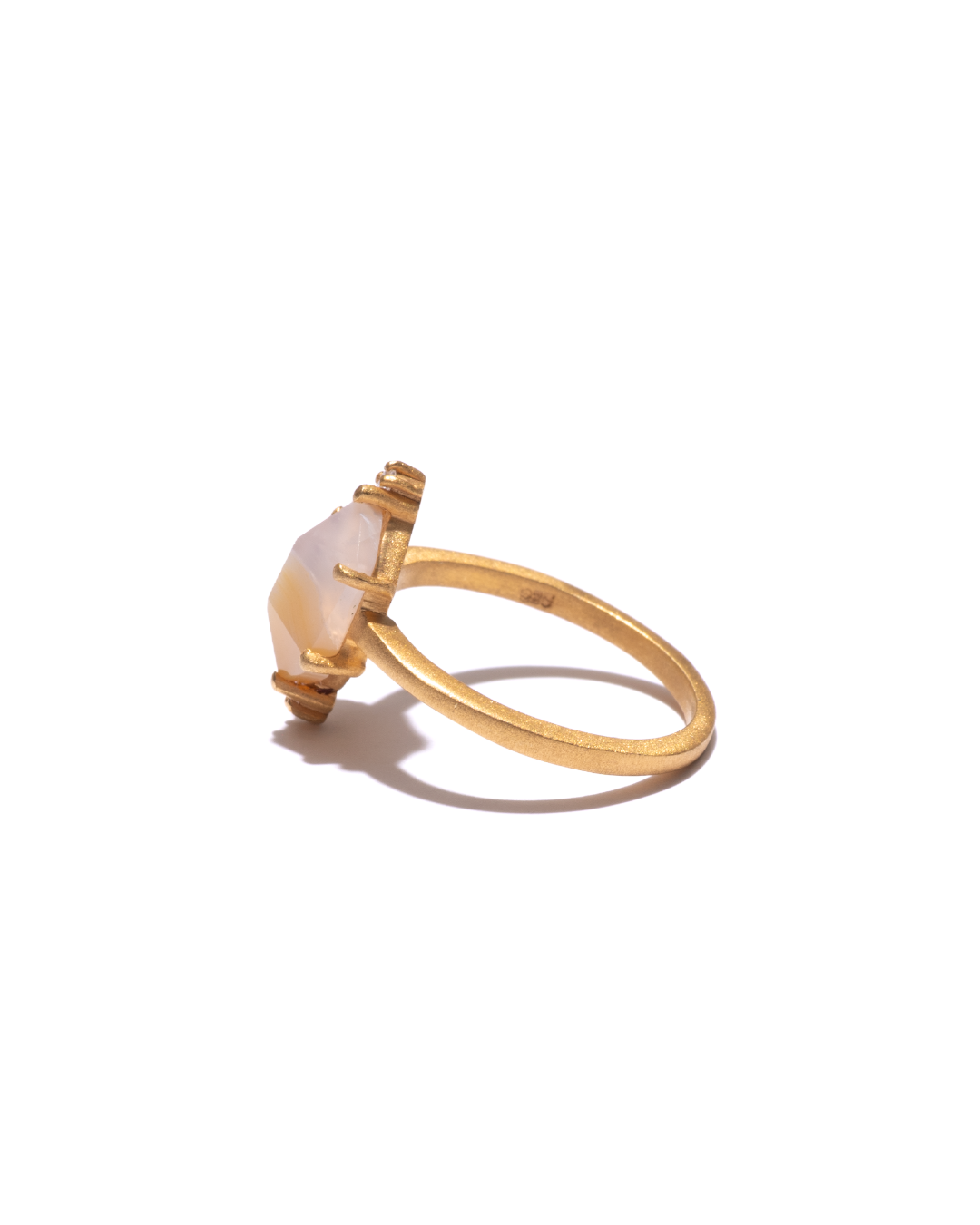 BANDED RING - Laguna Agate -  #109