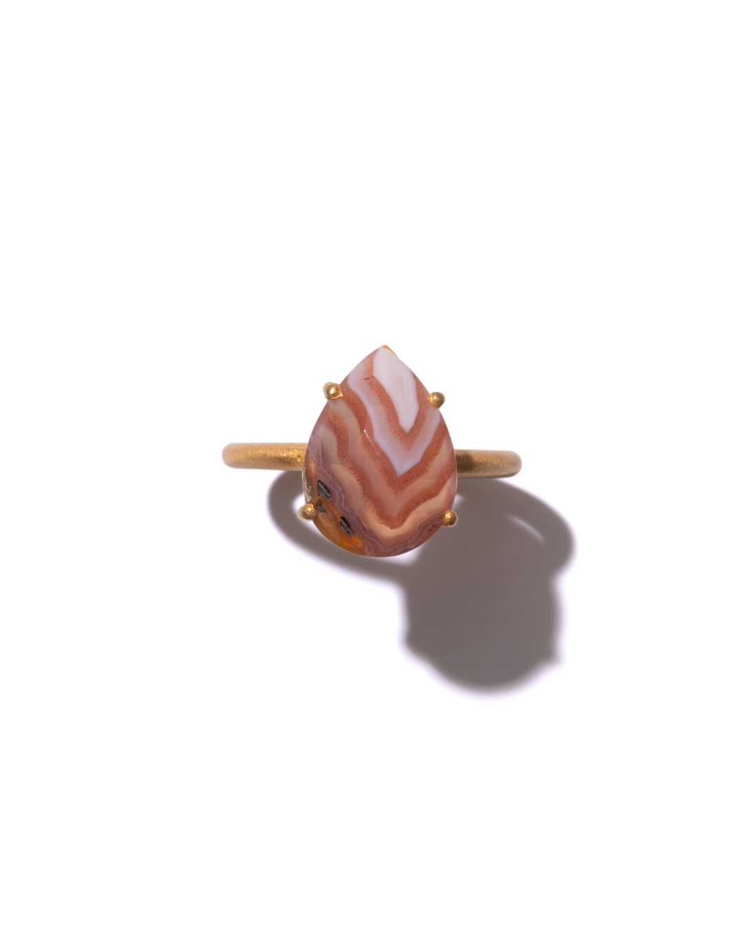 BANDED RING  -  Agate -  #065