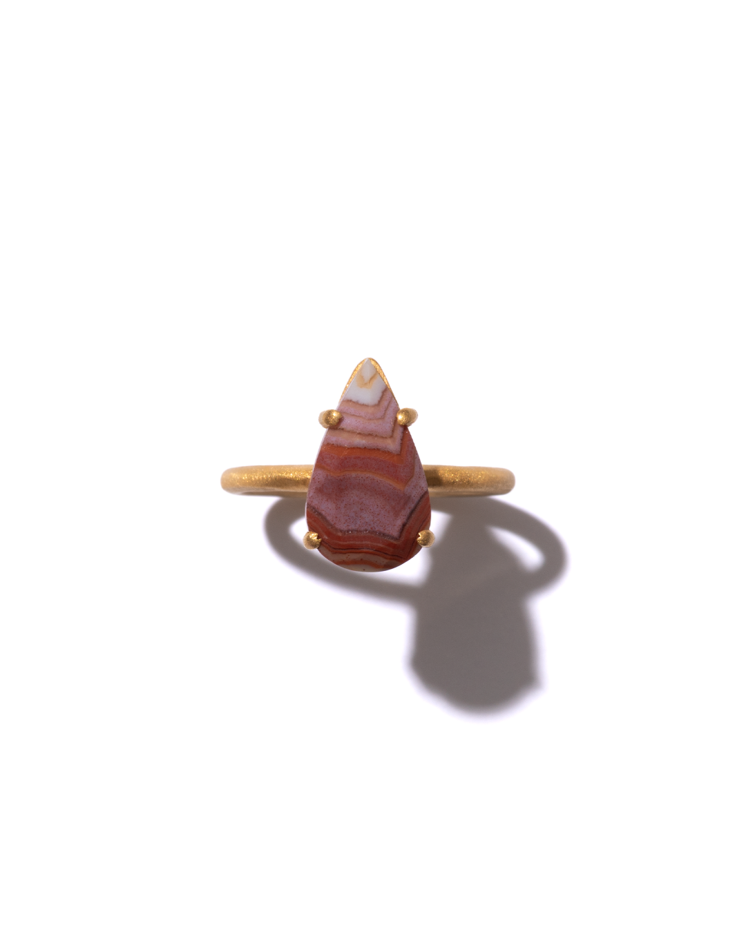 BANDED RING - Dryhead Agate -  #130
