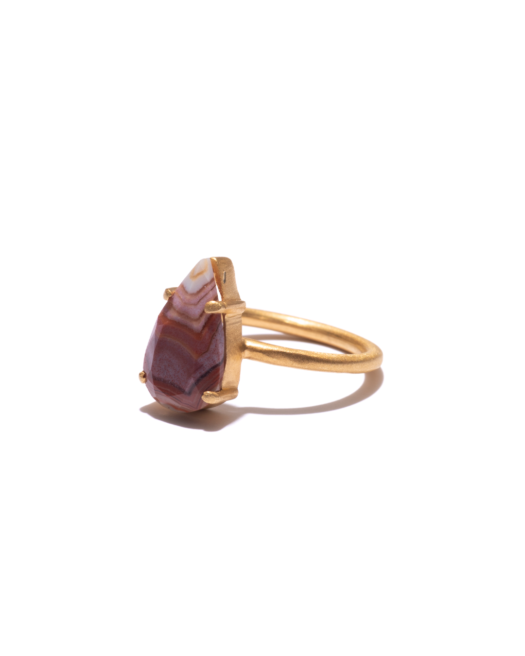 BANDED RING - Dryhead Agate -  #130