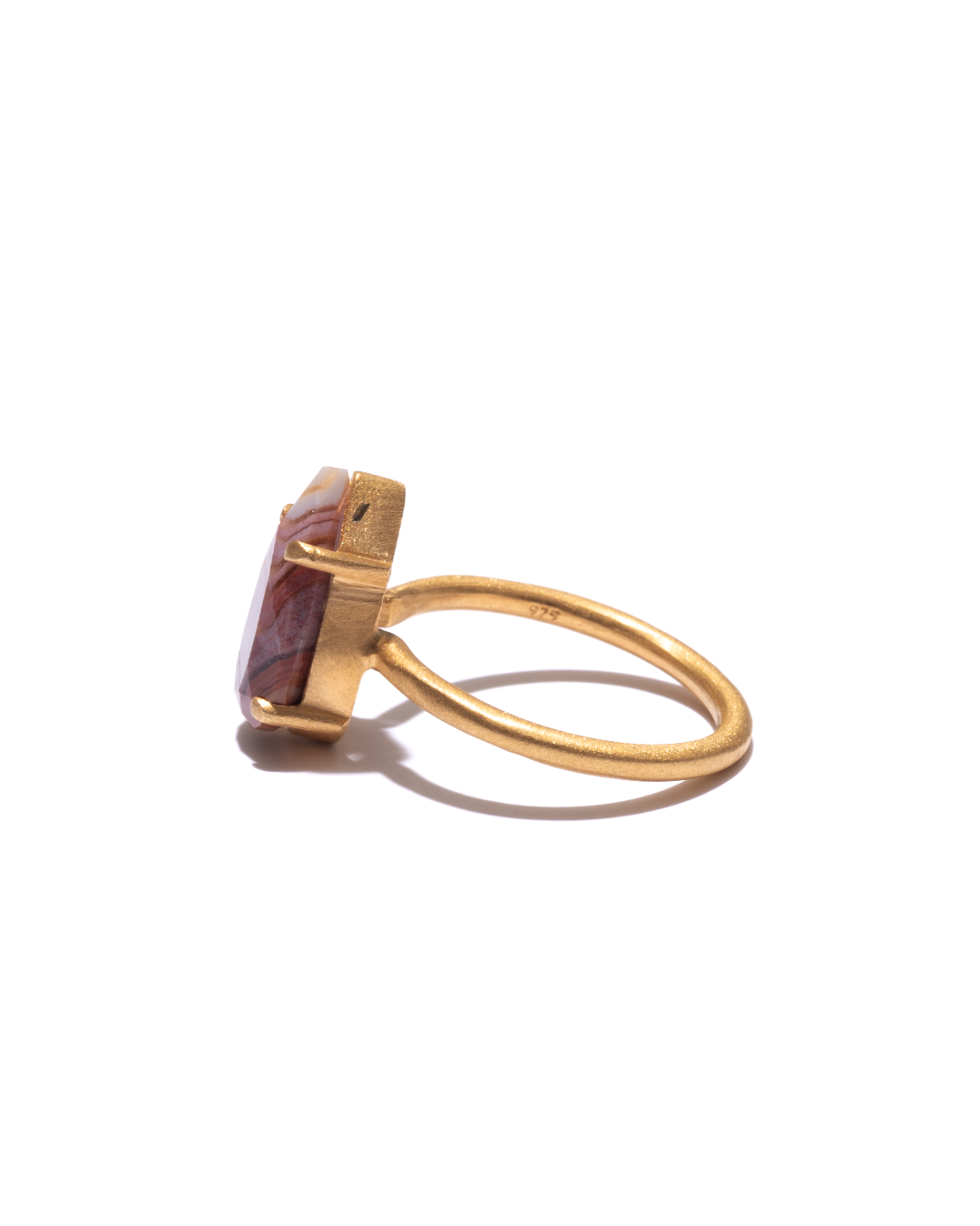 BANDED RING - Dryhead Agate -  #130