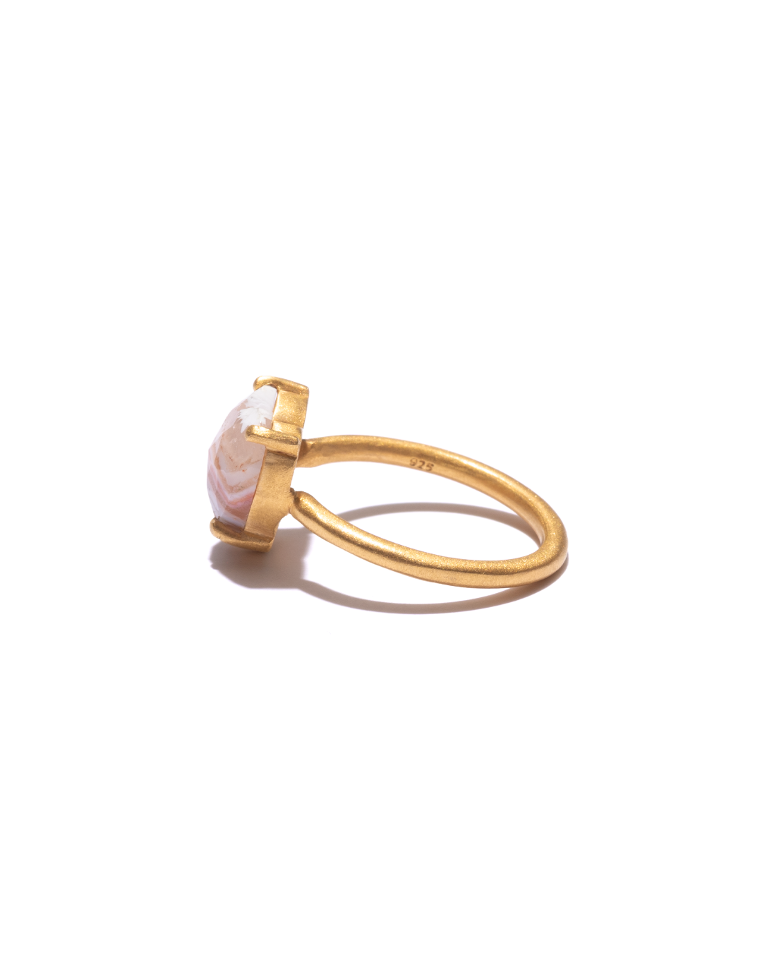 BANDED RING - Dryhead Agate -  #132