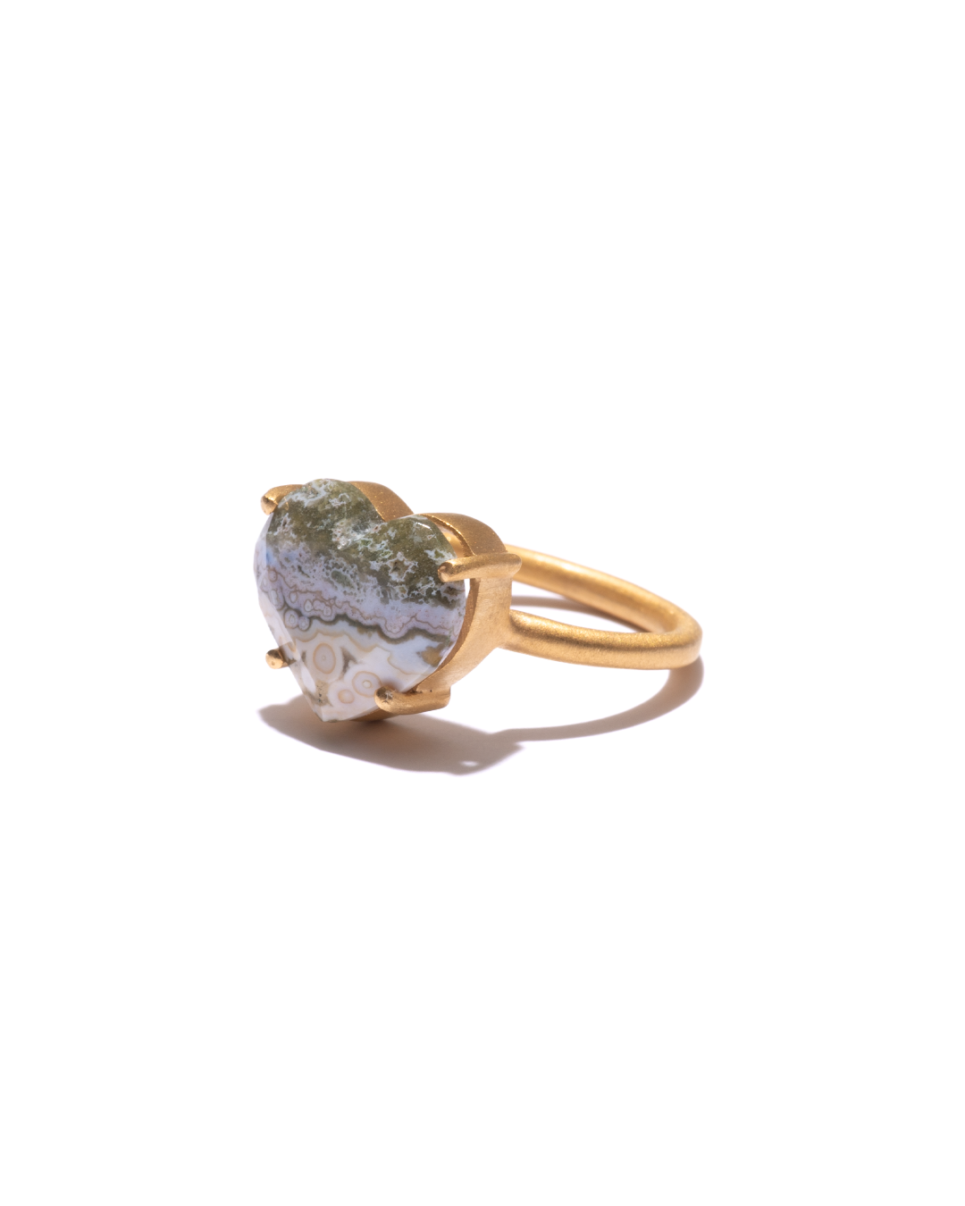 BANDED RING - Ocean Jasper -  #190