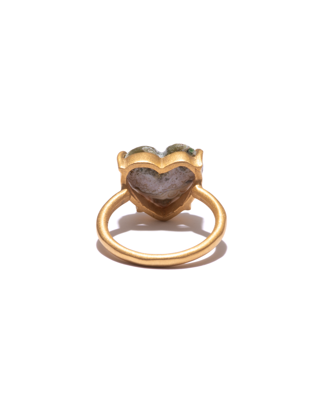 BANDED RING - Ocean Jasper -  #190