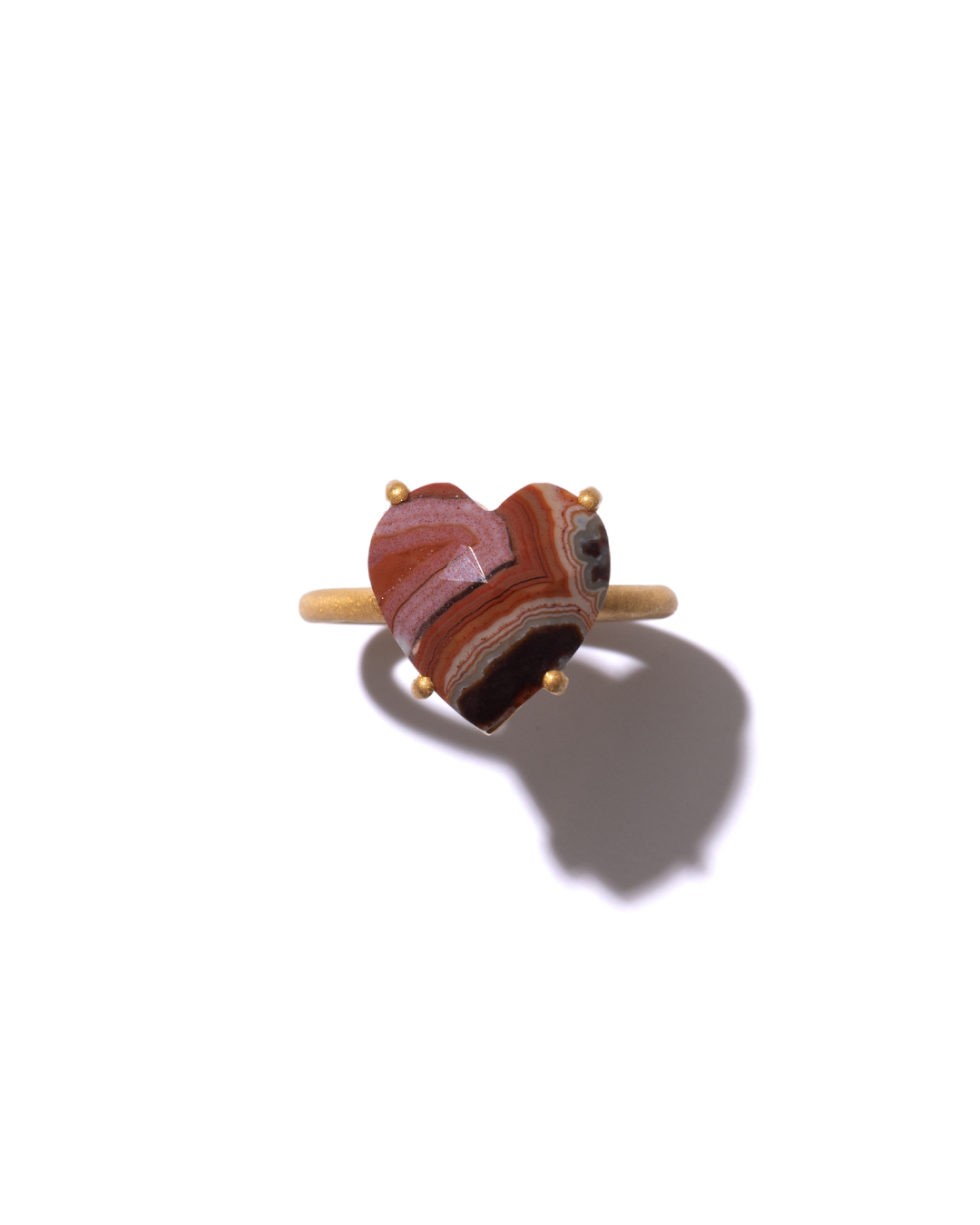 BANDED RING  -  Dryhead Agate -  #128