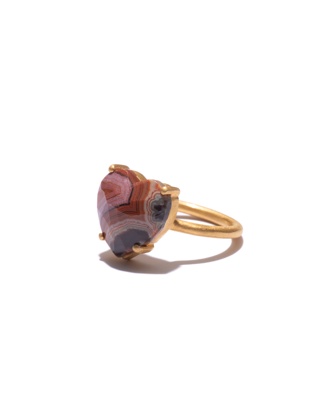 BANDED RING  -  Dryhead Agate -  #128