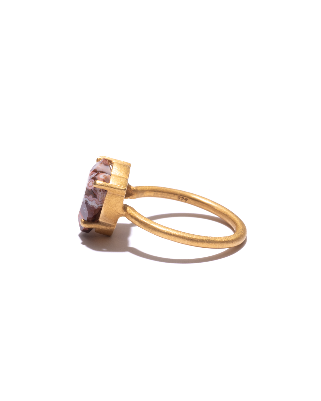 BANDED RING  -  Ocean Jasper -  #144