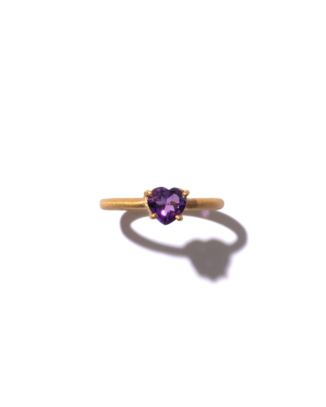 RAW-STONE RING - Amethyst -  #1645