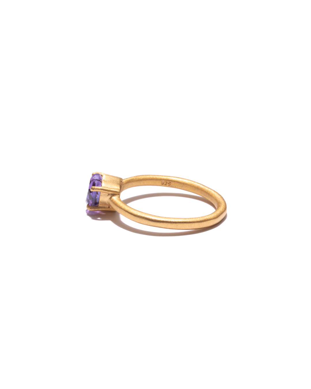 RAW-STONE RING - Amethyst -  #1645