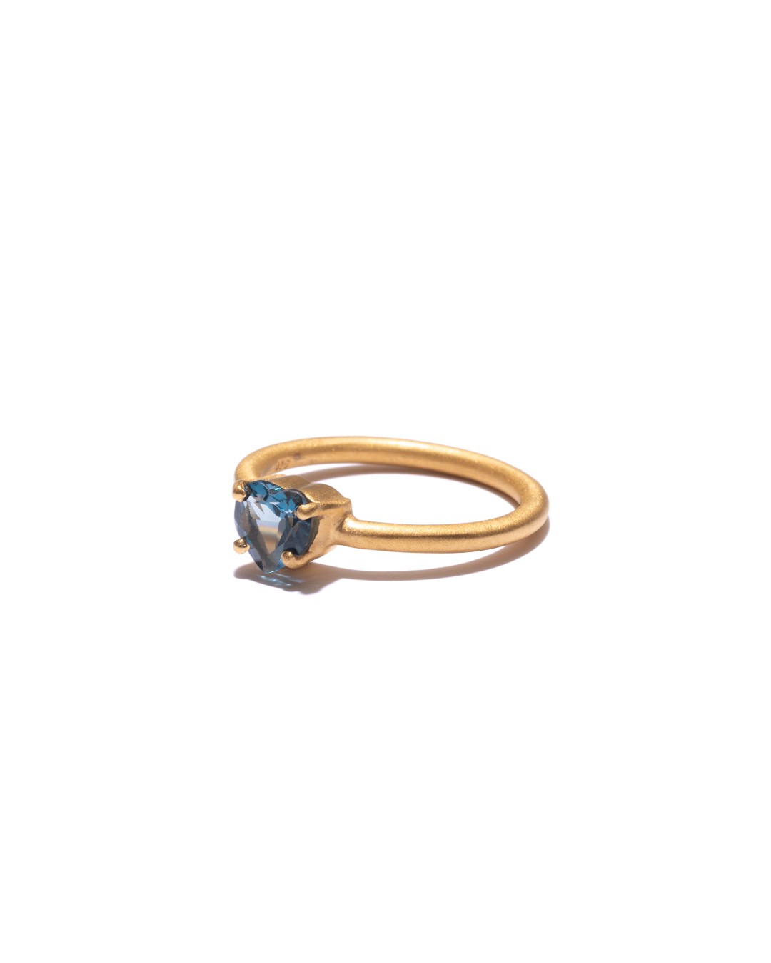 RAW-STONE RING  -  London Blue Topaz -  #1647